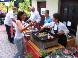 Grillbüffet im FLAIR!Garten
